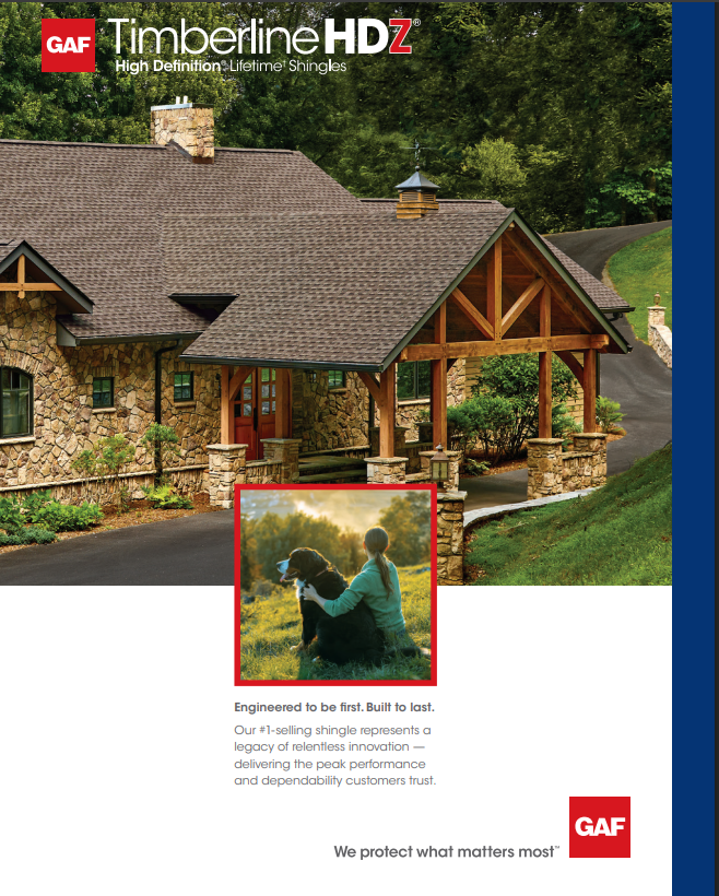 Timberline UHDZ brochure image